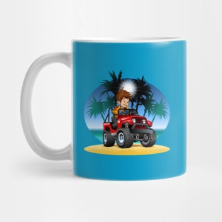 Cartoon jeep Mug